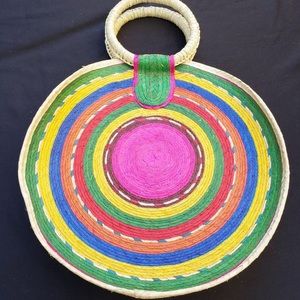Eco friendly artisan circular bag!